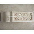 Madeira Esculpida artesanato Unpainted Móveis Home Decor orthogon forma applique